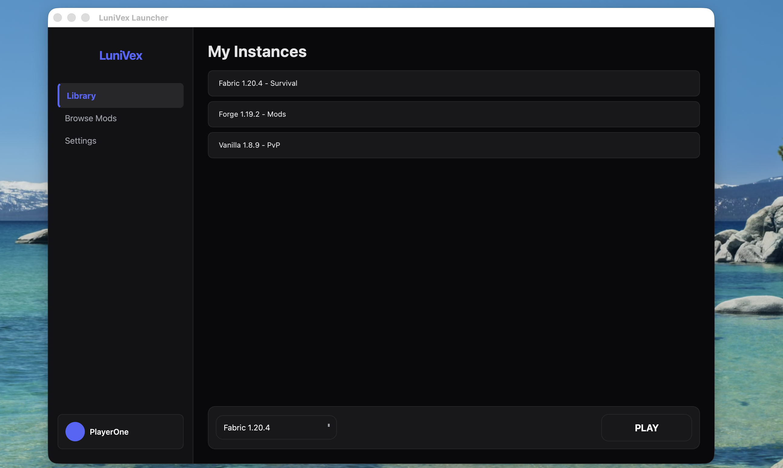 Lunivex Launcher Screenshot