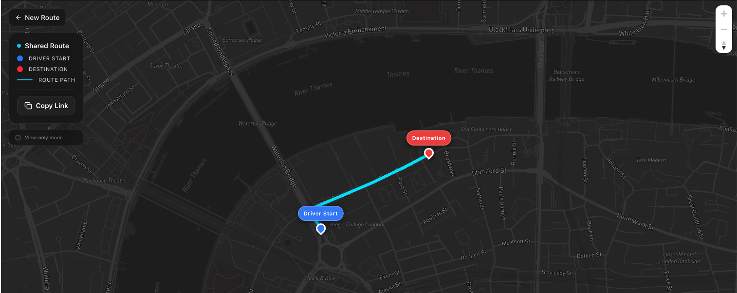 RouteShare Screenshot
